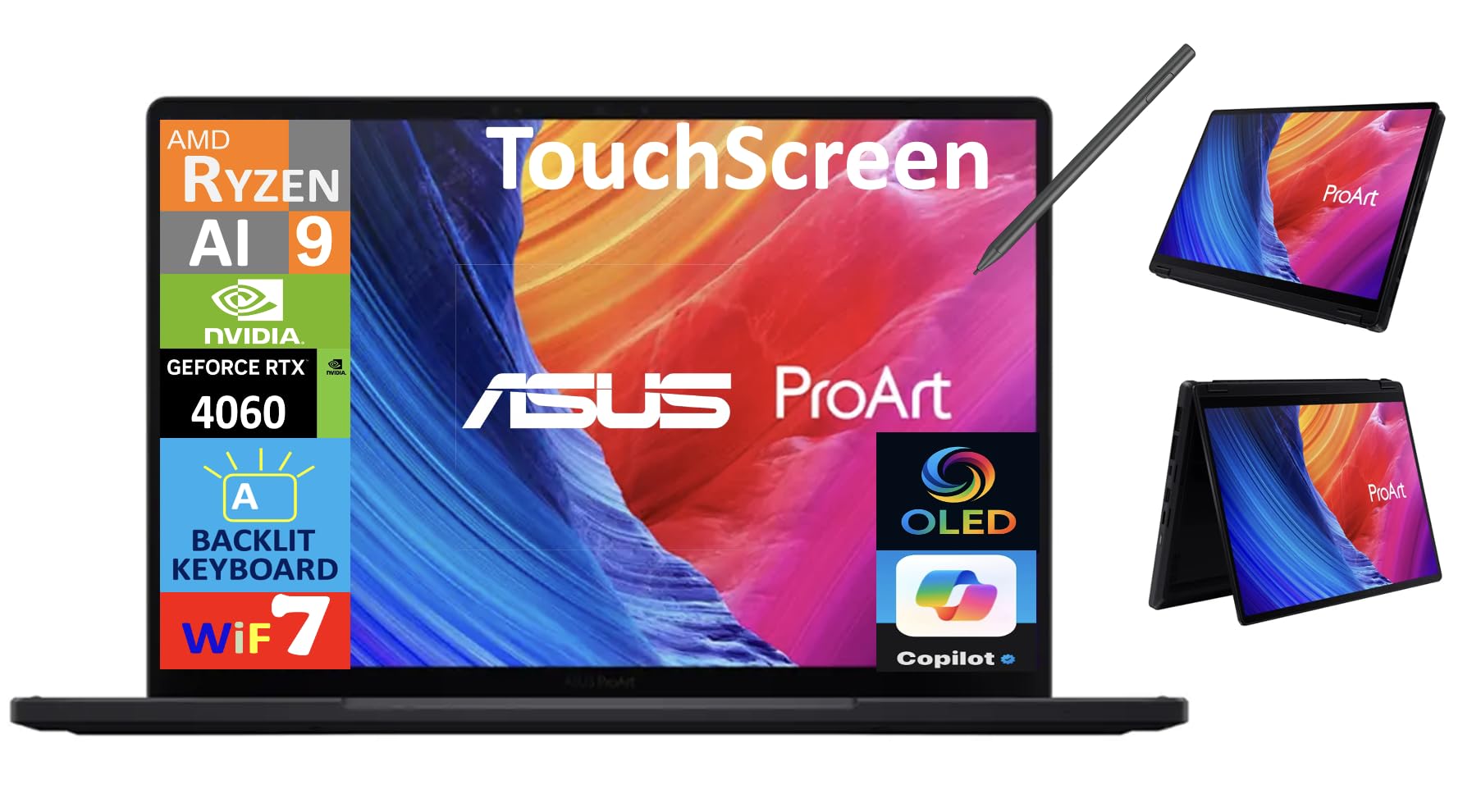 Amazon.com: ASUS ProArt PX13 AI Powered 2-in-1 Laptop 13.3